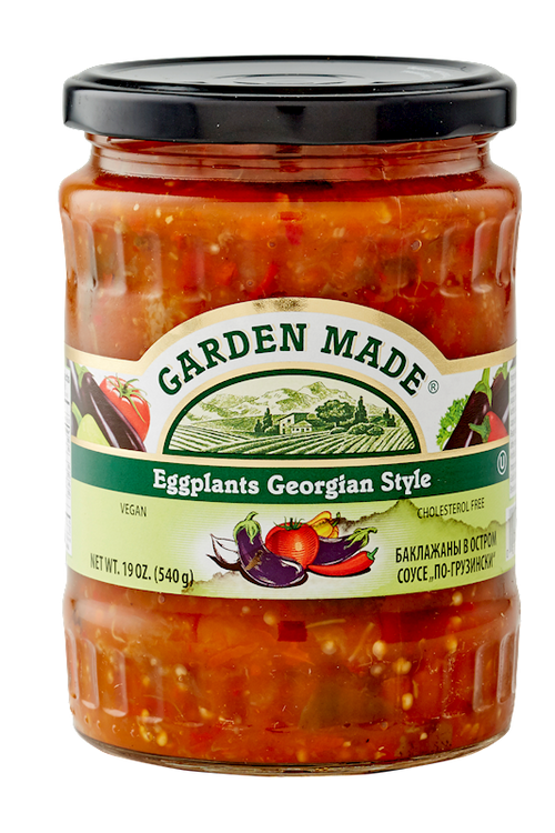 EGGPLANTS GEORGIAN STYLE 12/19OZ GARDEN MADE BULGARIA N33108