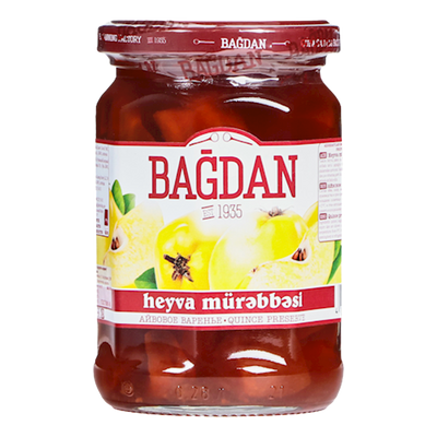 PRESERVE QUINCE 6/400G BAGDAN AZERBAIJAN N31110/5