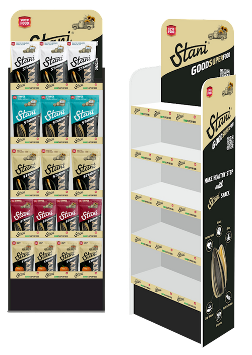 DISPLAY STAND FOR STANI PRODUCTS 1PC 190CM*63CM*38CM