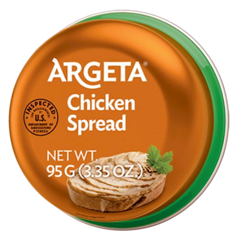 PATE CHICKEN E/O 48/95GR ARGETA  AG98101 / 70422