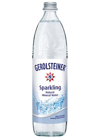SPARKLING NATURAL MINERAL WATER GEROLSTEINER 15/750ML N50803