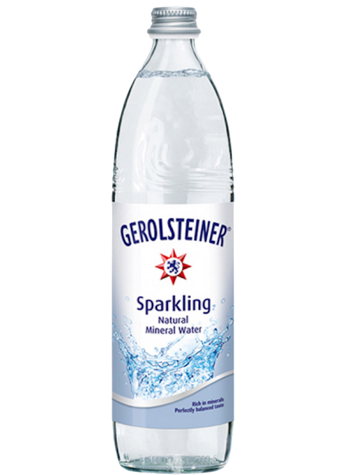SPARKLING NATURAL MINERAL WATER GEROLSTEINER 15/750ML N50803