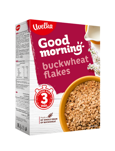 BUCKWHEAT FLAKES 6/400GR UVELKA N A860
