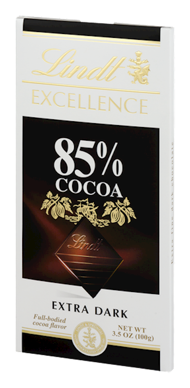 CHOCOLATE BAR DARK EXCELLENCE 85% 12/90GR LINDT N2851(12)