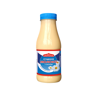 CONDENSED MILK W/SUGAR PET BOTTLE 10/330GR DOVGAN NUS26170330