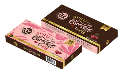 CHOCOLATE BAR DUBAI W/CHERRY 6/190GR MODA