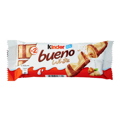 CHOCOLATE BAR BUENO WHITE 30/39GR KINDER