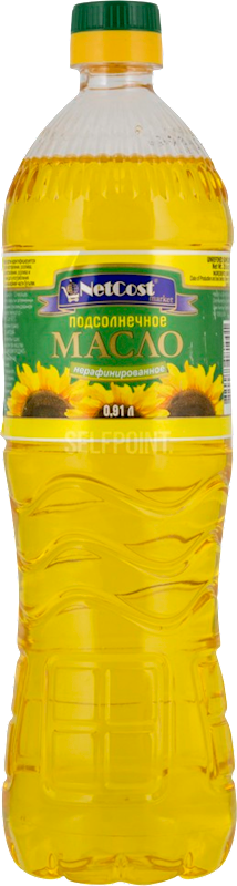OIL SUNFLOWER UNREFINED  NETCOST 15/0.91L UKRAINE