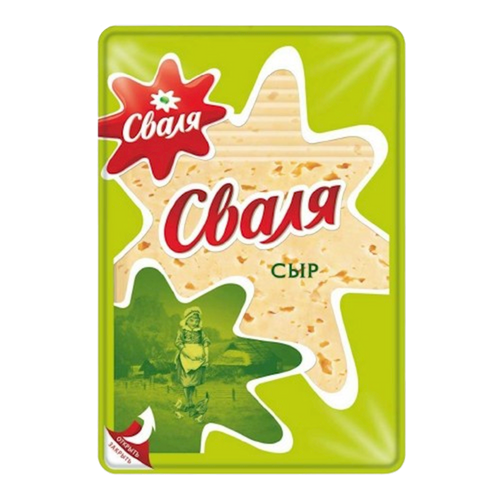 CHEESE SVALIA SLICED 45% 18/150GR LITHUANIA SV125/48108