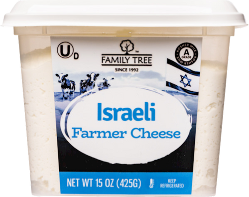 FARMER CHEESE ISRAELI 12/425GR KOSHER FAMILY TREE