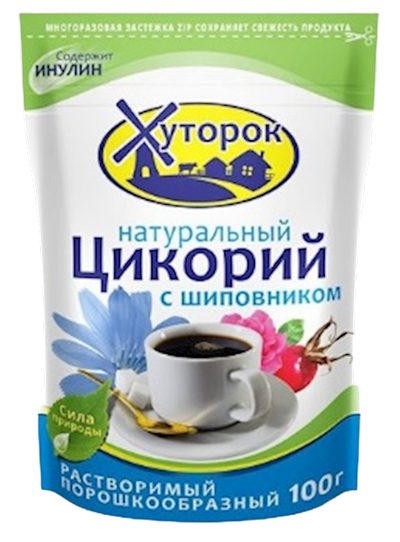 CHICORY POWDER W/ROSEHIP BABUSHKIN HUTOROK 12/100GR N10429 RUSSIA