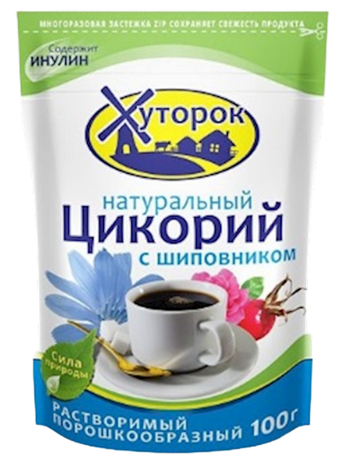 CHICORY POWDER W/ROSEHIP BABUSHKIN HUTOROK 12/100GR N10429 RUSSIA