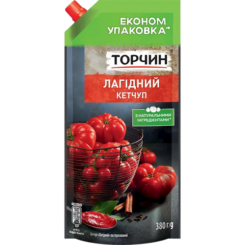 KETCHUP LIGHT 25/380GR TORCHYN UKRAINE