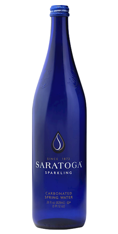 WATER SARATOGA SPARKLING SPRING 12/828ML N5055