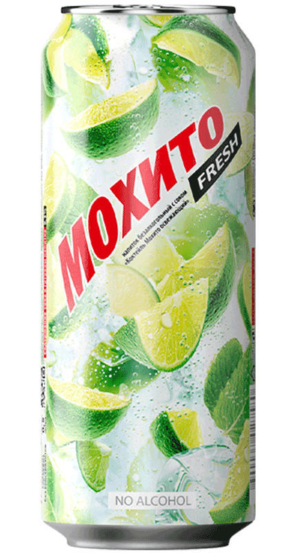 SOFT DRINK MOJITO LIME 24/0.45L OCHAKOVO