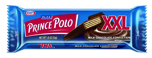 WAFFLES IN MILK CHOCOLATE PRINCE POLO CLASSIC XXL 28/50GR N652(8)