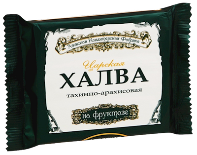 HALVA SESAME-PEANUTS FRUCTOSE  20/180GR AZOVSKAYA
