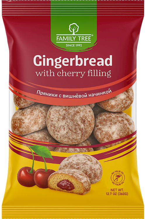GINGERBREAD W/CHERRY FILLING 10/360GR FAMILY TREE N20