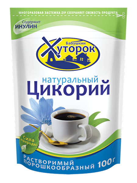 CHICORY POWDER BABUSHKIN HUTOROK 12/100GR RUSSIA N10400