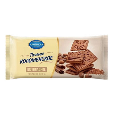 COOKIES CHOCOLATE 22/120GR KOLOMENSKOE RUSSIA N1296