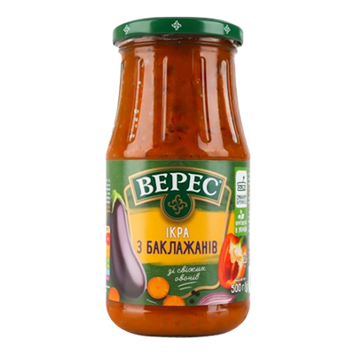 EGGPLANT SPREAD 12/500GR VERES UKRAINE