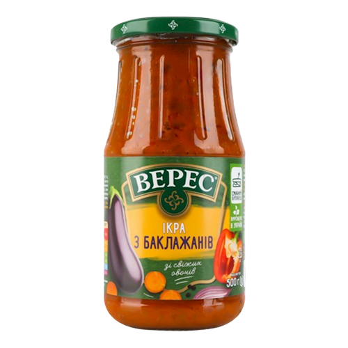 EGGPLANT SPREAD 12/500GR VERES UKRAINE