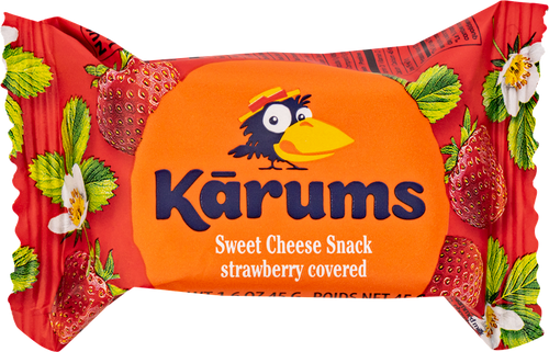 CHEESE BAR STRAWBERRY GLAZED 20/45GR KARUMS N51254