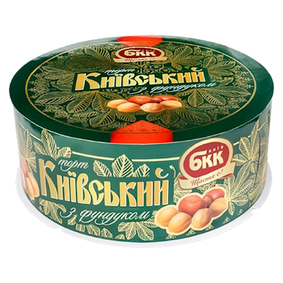 CAKE KYIV GIFT W/ HAZELNUTS 6/450GR BKK UKRAINE N4635