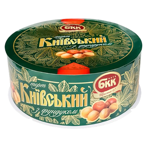 CAKE KYIV GIFT W/ HAZELNUTS 6/450GR BKK UKRAINE N4635