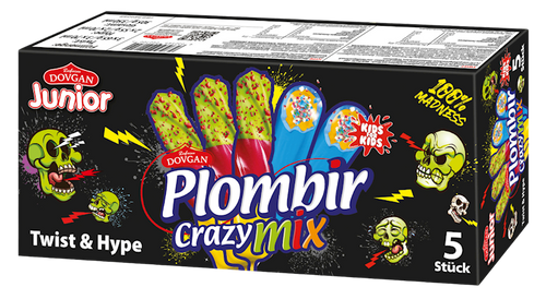 ICE CREAM CRAZY MIX 5PC 6/350ML DOVGAN N92470350