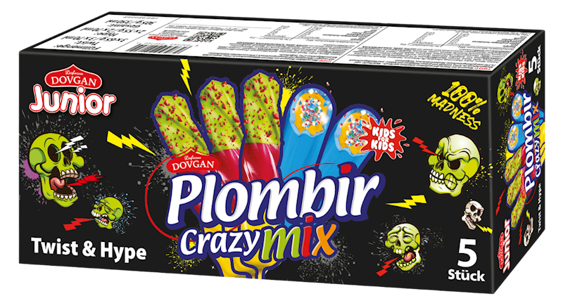 ICE CREAM CRAZY MIX 5PC 6/350ML DOVGAN N92470350