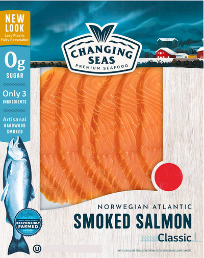 SALMON SMOKED CLASSIC 15/113GR CHANGING SEAS