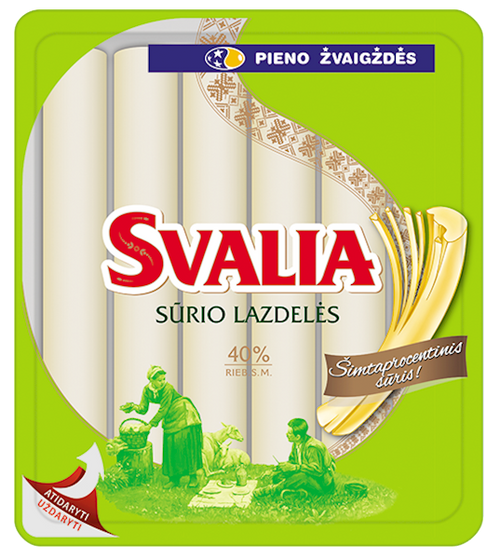 CHEESE STICKS 40% 10/140GR SVALIA  LITHUANIA N8897