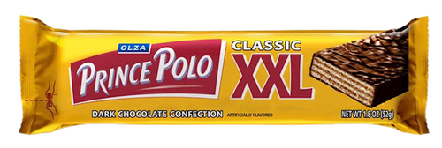WAFFLES IN DARK CHOCOLATE PRINCE POLO CLASSIC XXL 28/50GR N650(8)