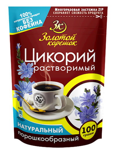 CHICORY POWDER ZOLOTOY KORESHOK 12/100GR RUSSIA N10300