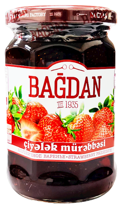PRESERVE STRAWBERRY 6/400G BAGDAN AZERBAIJAN N31113/1
