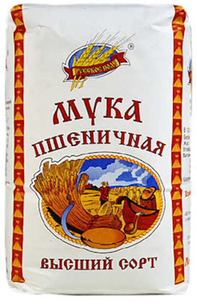 FLOUR WHEAT 10/1KG RUSSKOE POLE