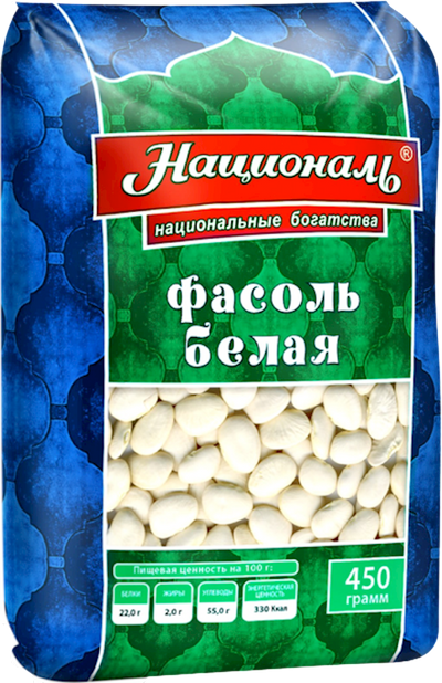 BEANS WHITE 6/450GR NATSIONAL ANGSTREM