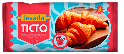 DOUGH PUFF PASTRY YEAST 27/450GR LEVADA N1099