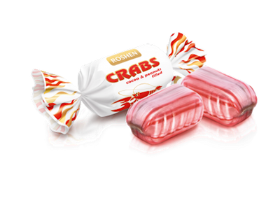 CANDIES LOOSE CARAMEL CRABS (RACHKI) 7/2.2LB ROSHEN NCW13 N4386