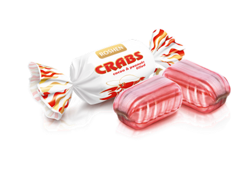 CANDIES LOOSE CARAMEL CRABS (RACHKI) 7/2.2LB ROSHEN NCW13 N4386