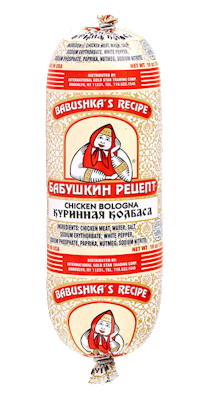 BOLOGNA DOCTORSKAYA CHUB 1/1 LB  BABUSHKA'S RECIPE N97001/248G