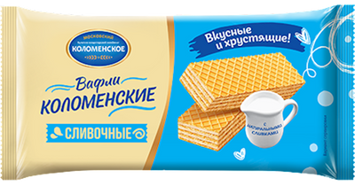 WAFFLES KOLOMENSKOE WITH CREAM FLAVOR 20/200GR RUSSIA N1196/2004