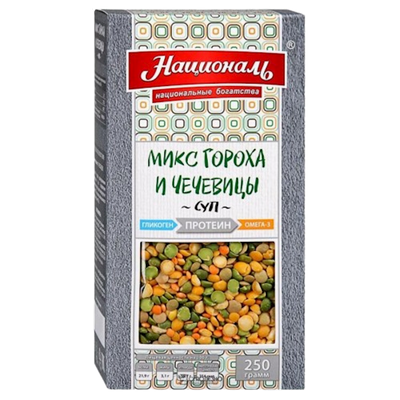 MIX PEAS & LENTILS SOUP PROTEIN 8/250GR NATSIONAL ANGSTREM NP2