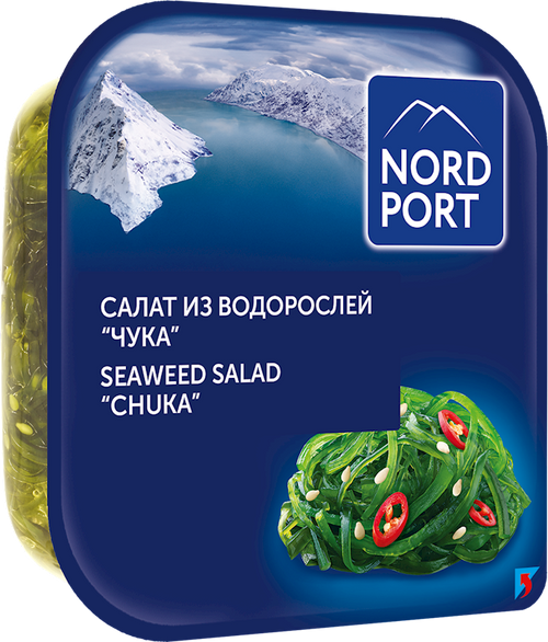 SALAD SEAWEED CHUKA 14/150GR NORD PORT N8298