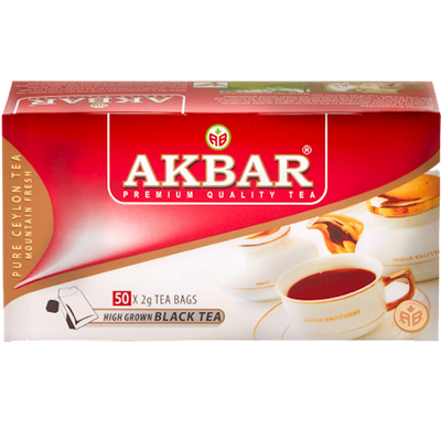 TEA  AKBAR BLACK PREMIUM QUALITY  24/(50X2GR) SRI-LANKA