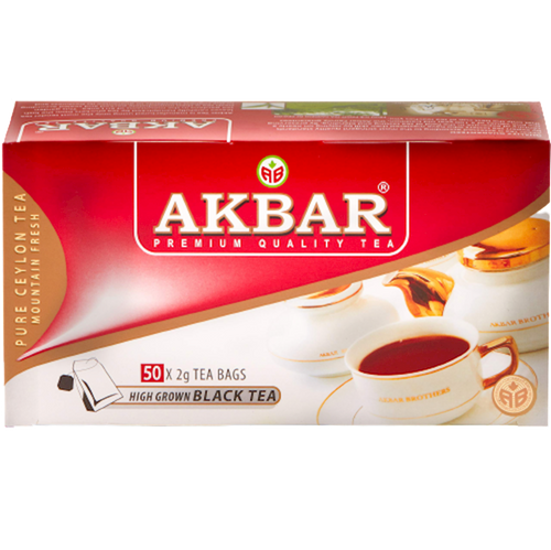 TEA  AKBAR BLACK PREMIUM QUALITY  24/(50X2GR) SRI-LANKA