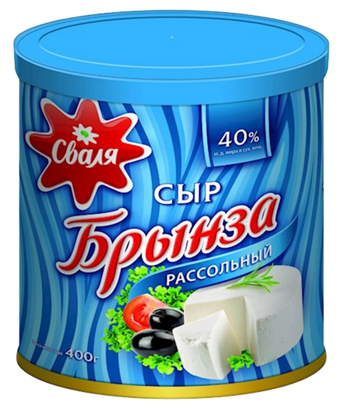 FETA WHITE CHEESE IN BRINE 40% 6/400GR SVALIA  LITHUANIA SV701/48115