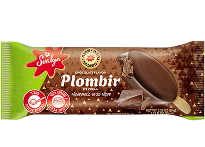 ICE CREAM STICK PLOMBIR MILK CHOCOLATE 25/95ML SVALIA N3835/375764