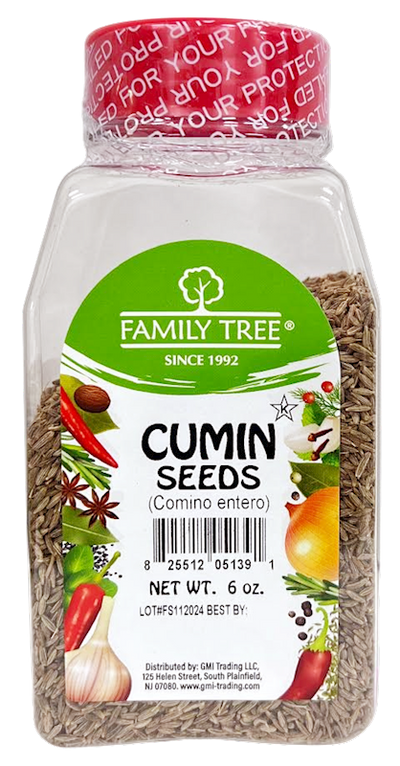 CUMIN SEEDS 12/6OZ FAMILY TREE